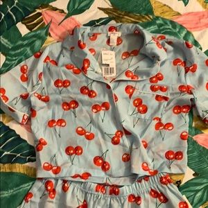 Cherry Pijama Set